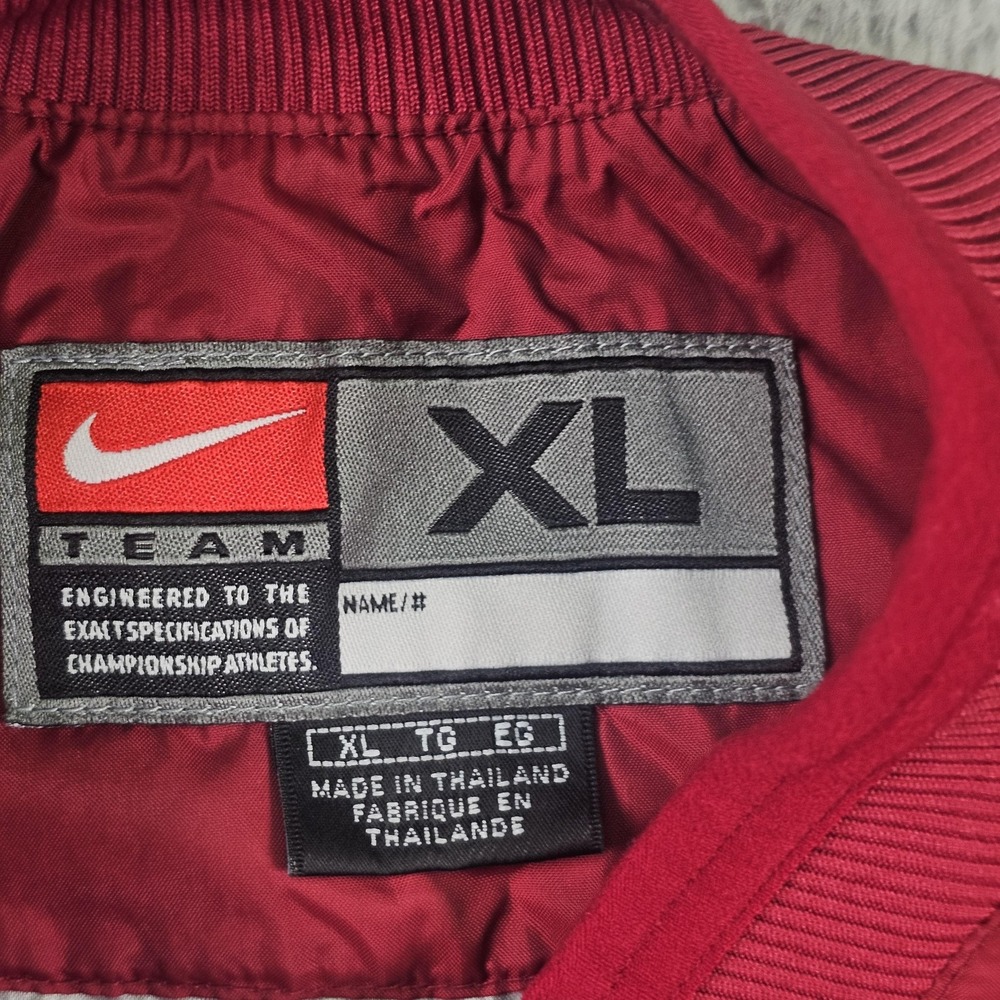USC Trojans Jacket Mens XL Red NCAA Football Nike V Neck‎ Windbreaker Pullover - Picture 9 of 11